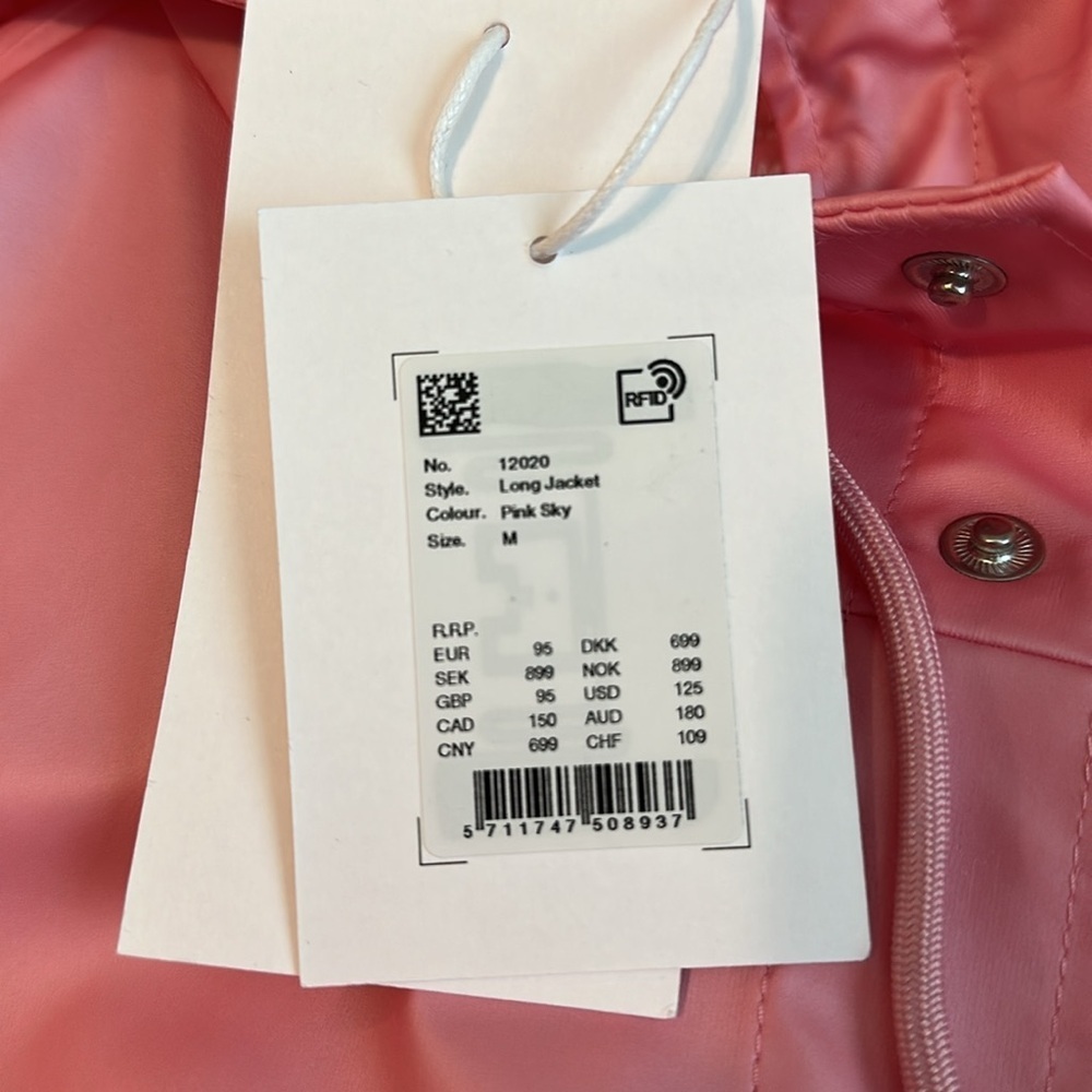 Pink Rains Unisex Long Jacket - Picture 14 of 15